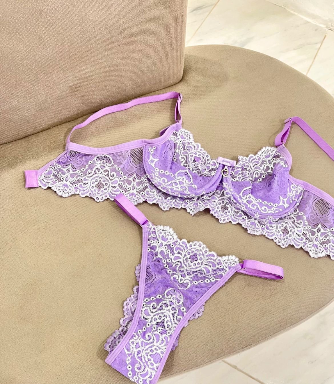 Conjunto Renda Cores - cor cores